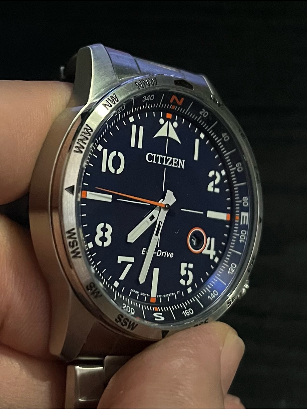 Citizen Eco-Drive Weekender Blue Dial Watch BM7550-52L - Picture 5 of 10